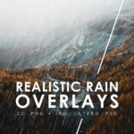 Realistic Rain Photo Overlays