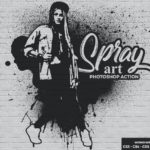 Spray Art Photoshop Action