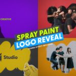 Spray Pain Reveal — Logo Image and Video