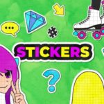 Collage Cartoon Titles And Stickers