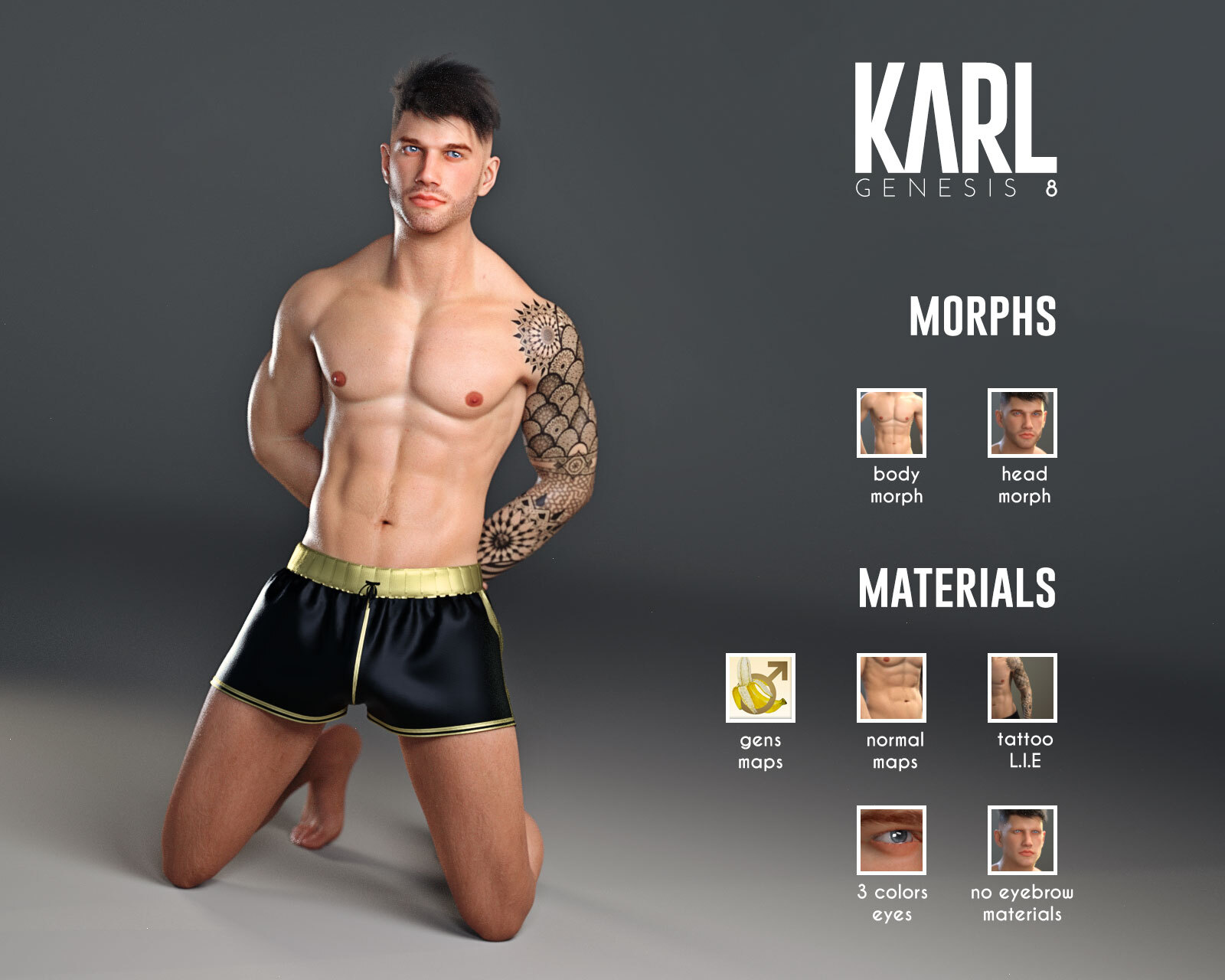 Karl for Genesis 8 Male