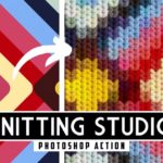 Knitting Studio — Knitted Effect Photoshop Action