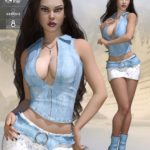 Casual Beauty Outfit for Genesis 8 Female