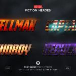 Heroes — Action Game Text Effects