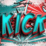 Kick Comic Style Editable Text Effect