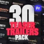 3D Text Titles Teaser Trailer Pack for Premiere Pro