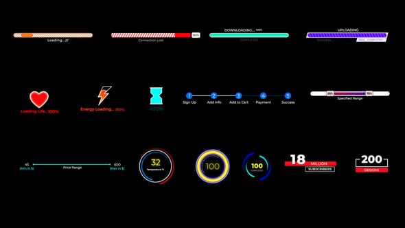 Loading Bars & Counting Titles