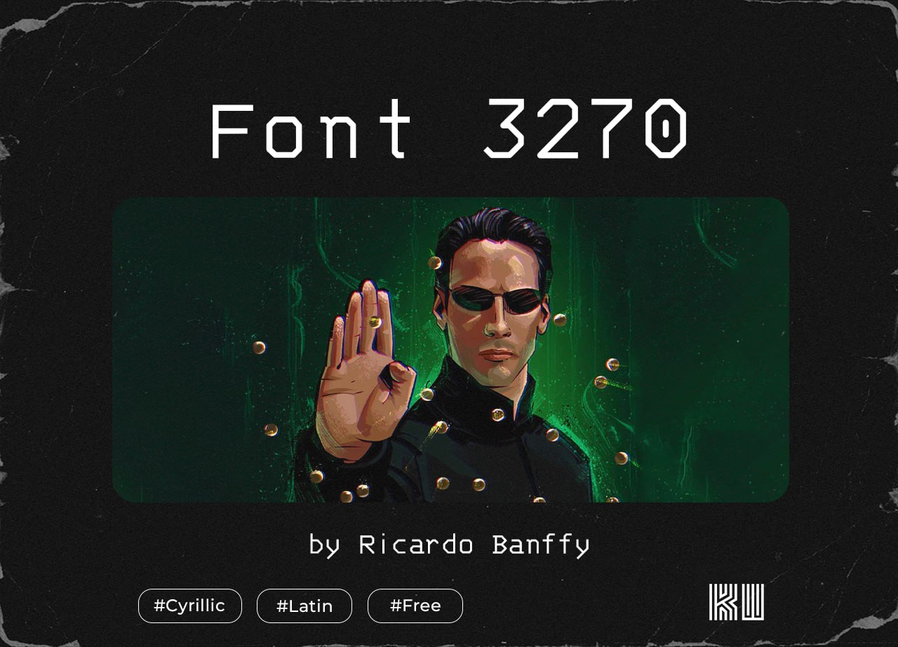 Шрифт 3270 by Ricardo Banffy