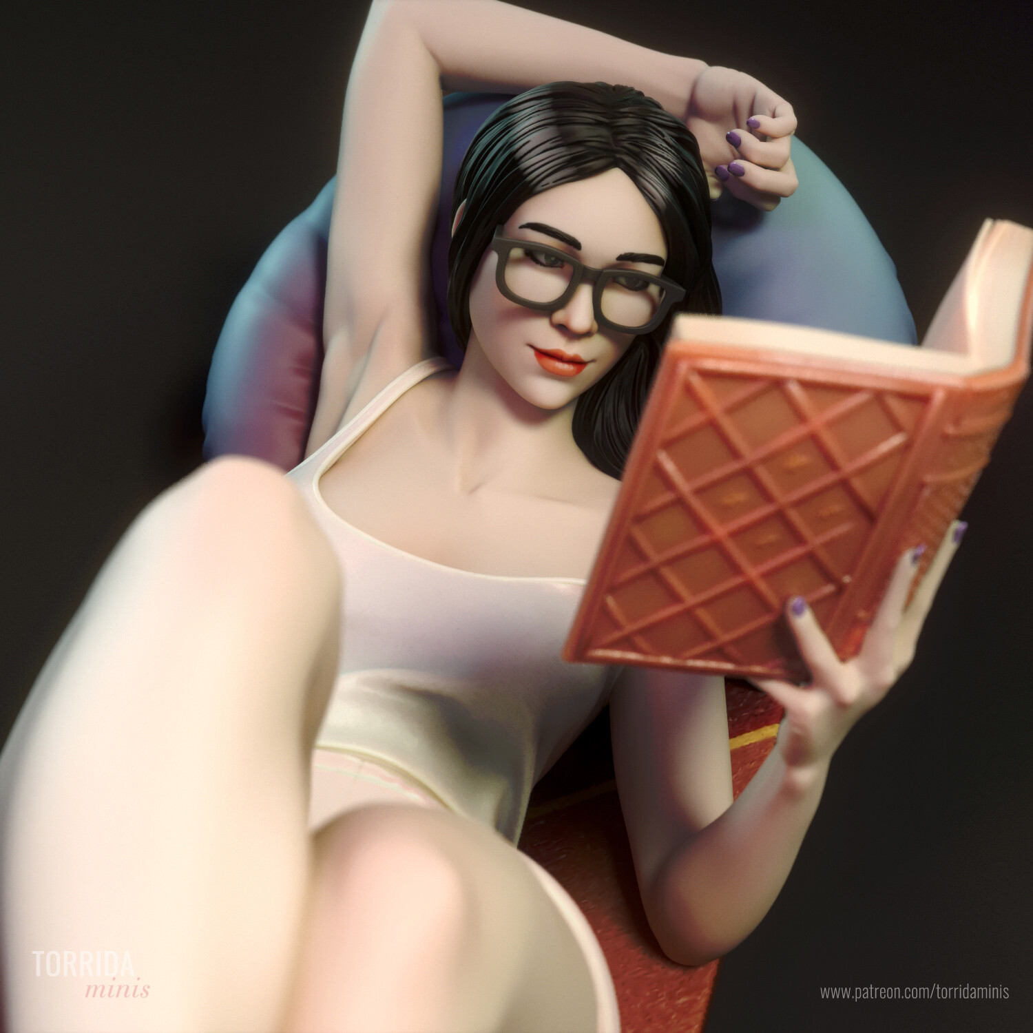 Torrida Minis — Moon (A woman reading a book)