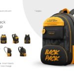 Backpack Mockup Set